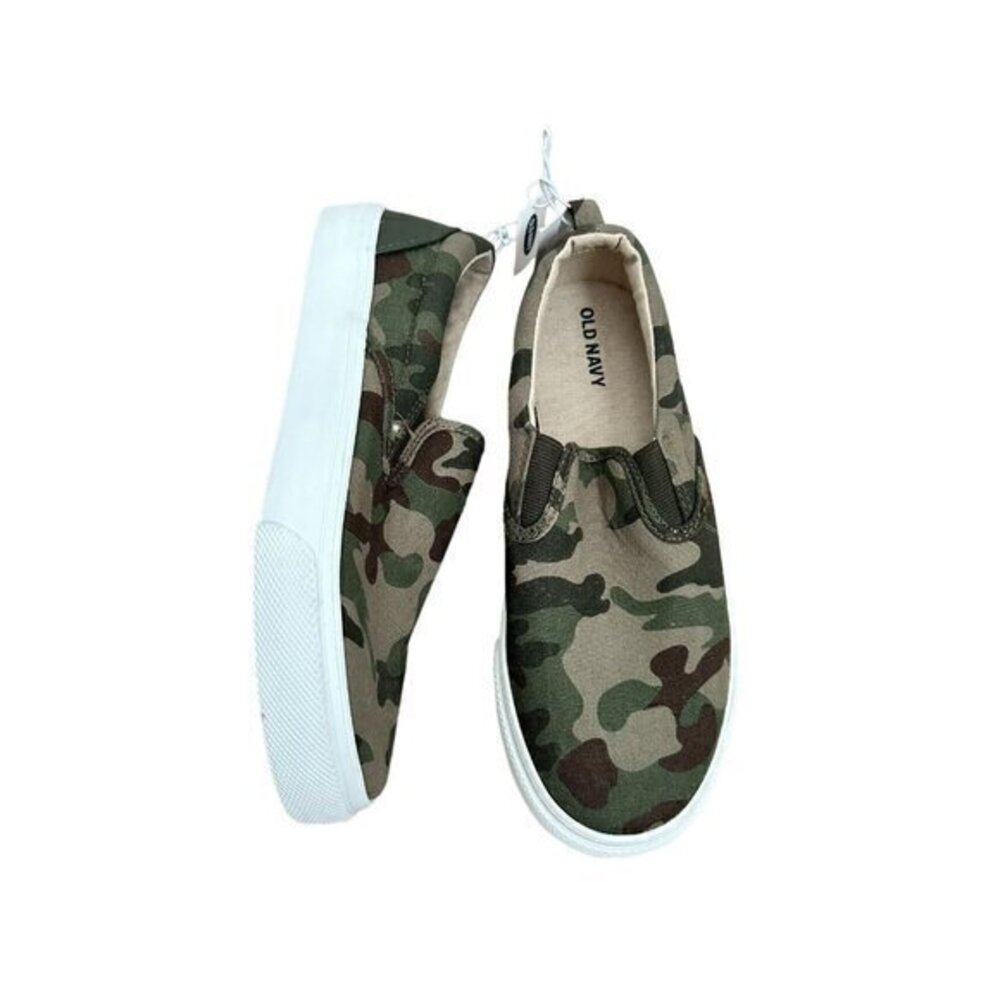 NEW Old Navy Camouflage Slip On Sneakers